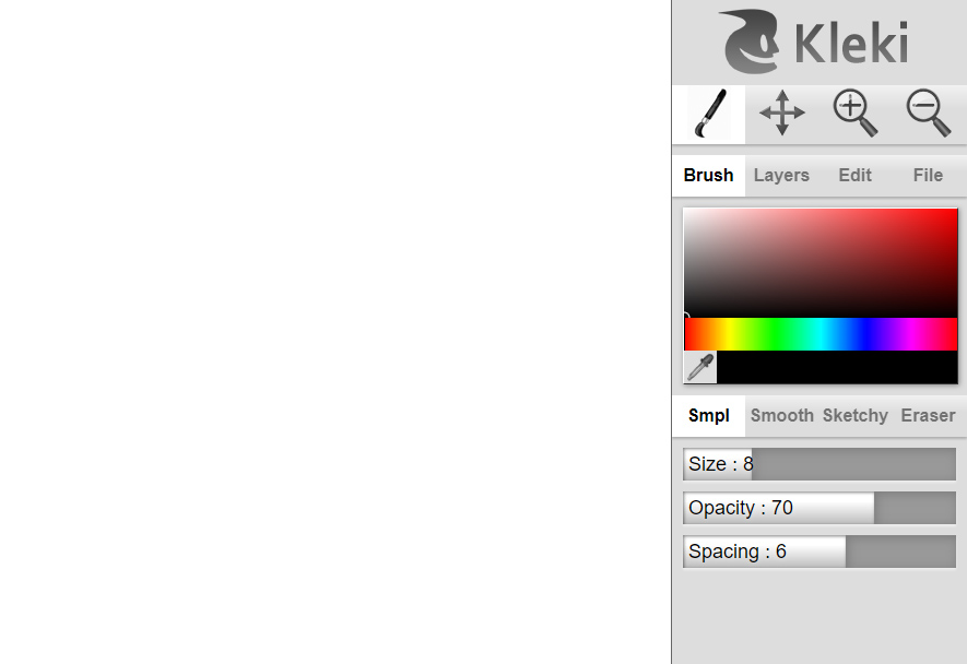 screenshot of kleki